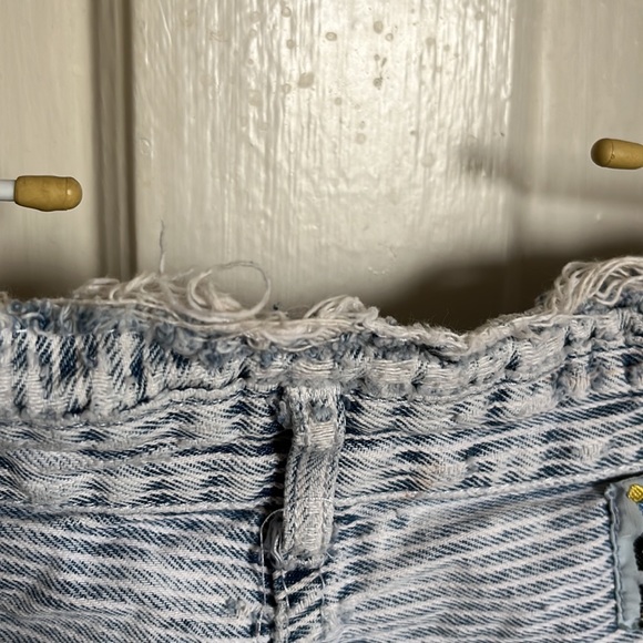 Blue and White Striped Gitano Express Jeans - Picture 4 of 4